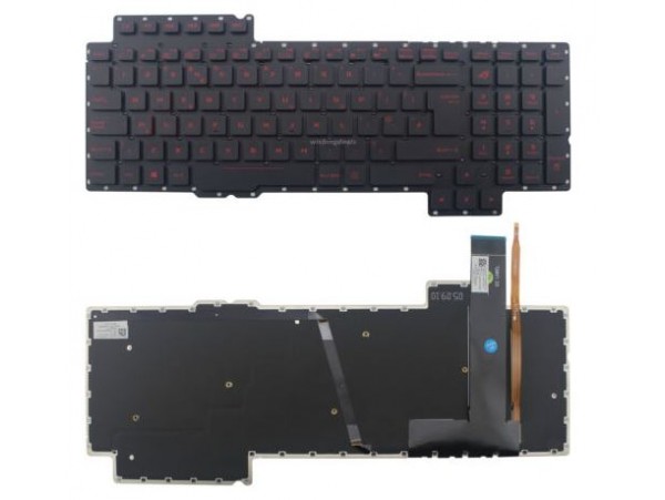 Tipkovnica za ASUS ROG G752 V153062A / 0KNB0-E610UK00 / UK (QWERTZ) standard